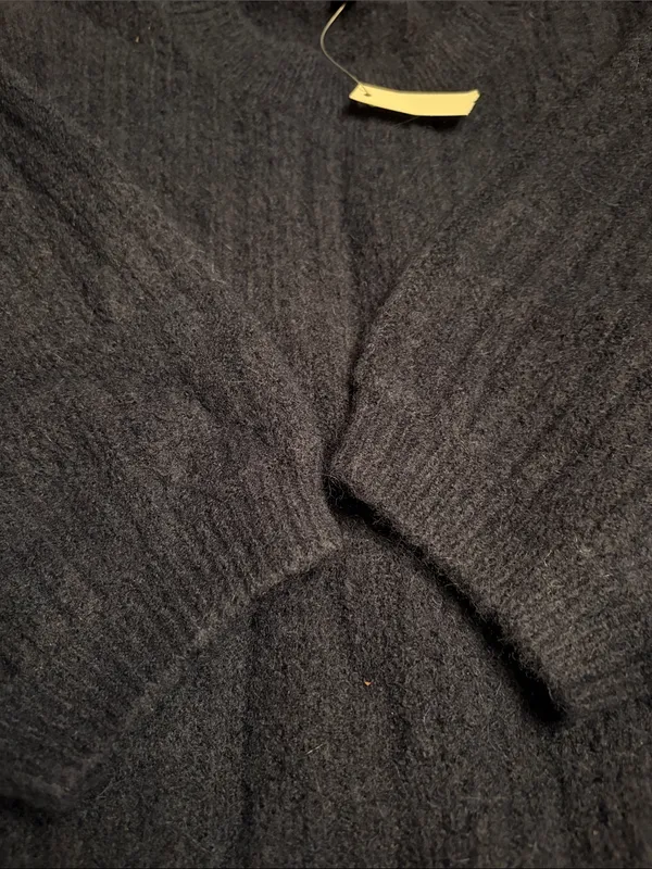 Madewell CloudSoft Short-Sleeve Sweater Tee wool/alpaca blend blue Size S NWT - Image 6