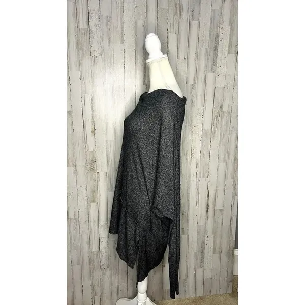 Free People‎ We The Free Londontown Thermal Top Gray Size Small Tunic Blouse - Image 6