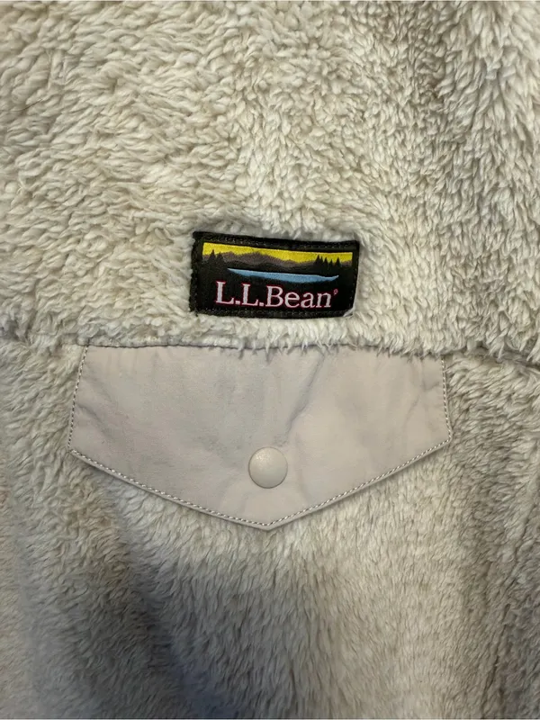 L.L. Bean Hi-Pile Fleece Pullover Size Medium - Image 4