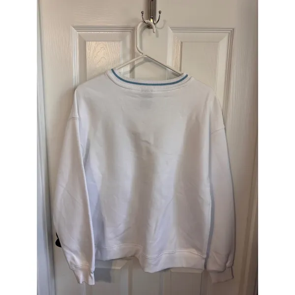 Messi Collection White V-Neck Sweatshirt XS Soccer Football Pullover NWT - Image 6