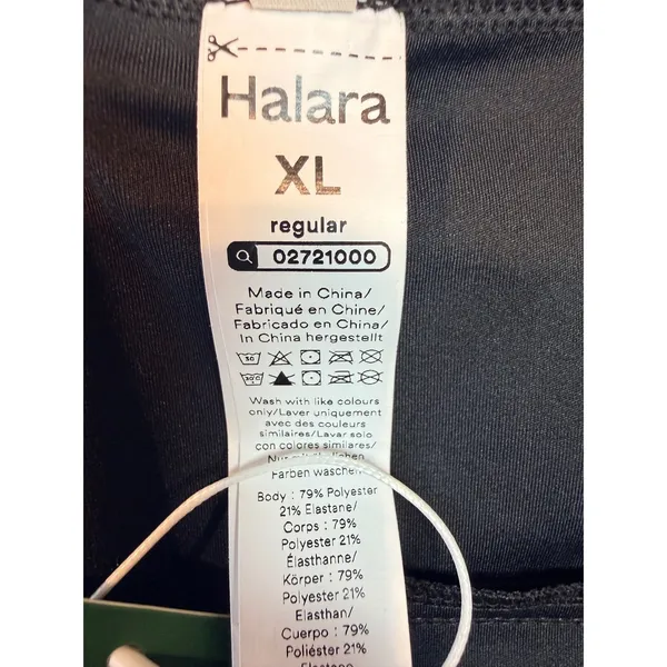Halara NWT Flex DayStretch High‎ Waisted Pocket Straight Leg Work Pants Black XL - Image 6
