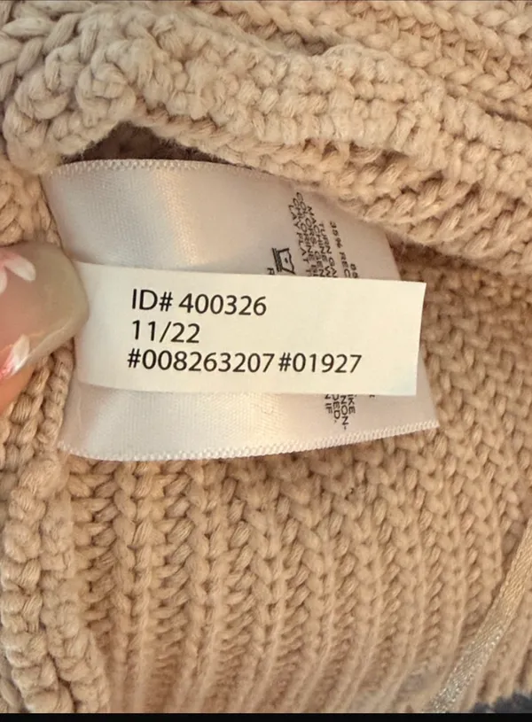 Express Knit Sweater Tank Beige  - Image 4