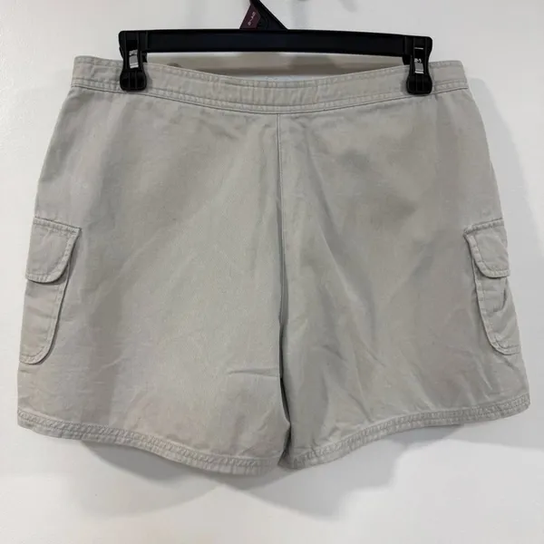 American Eagle Outfitters Womens Tan Brown Shorts Small Y2K Cargo Gorpcorp - Image 3