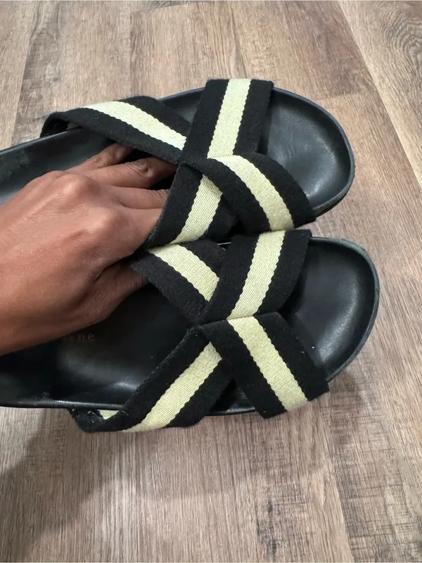 Jenni Kayne Cotton Crossover Sandals - Image 4
