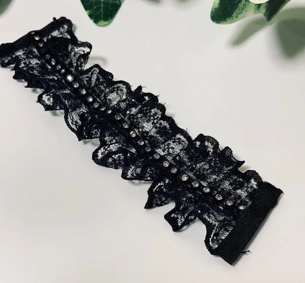 Victorian Steampunk Lace Bracelet New - Image 6