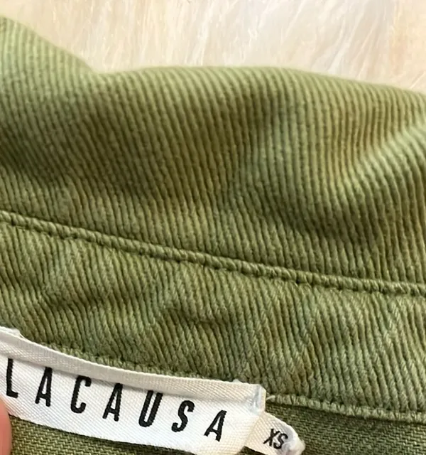  LACAUSA Utility Overshirt / Light Jacket – XS - Image 3