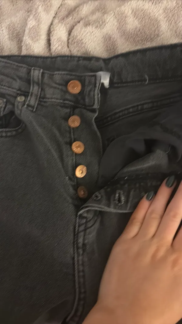 H&M Black Jeans High-Waisted - Image 3