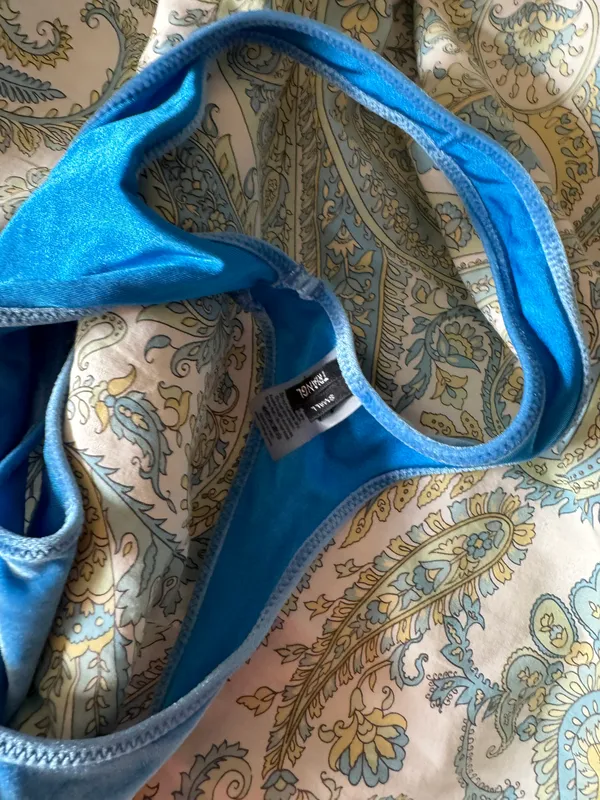 Triangl Blue Velvet Bikini - Image 4