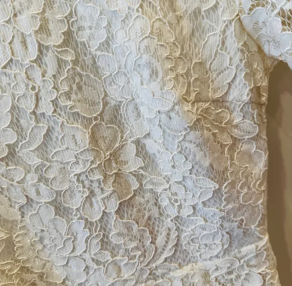 Francesca’s White Lace Romper Shorts Mini Dress Open Back Graduation M Summer - Image 8