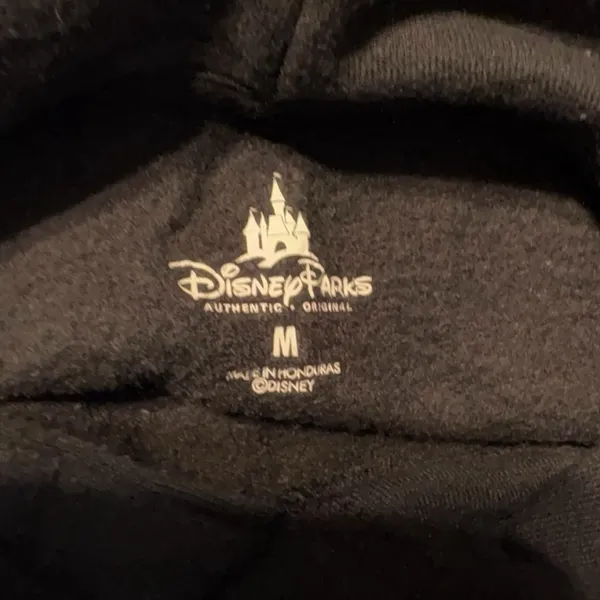 Disney Parks Minnie Mouse Black Ears Hoodie Size M (PTP 20”) - Image 5