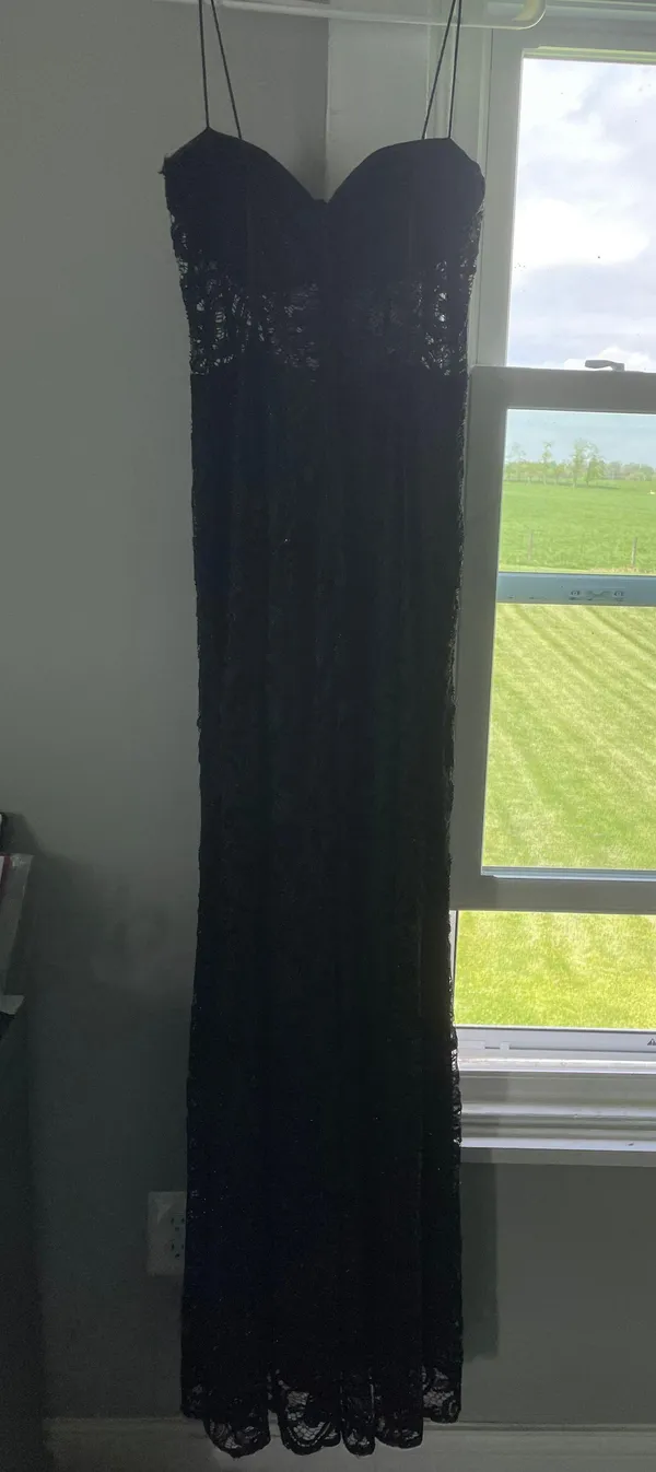 Black Prom Dress Size 12 - Image 3