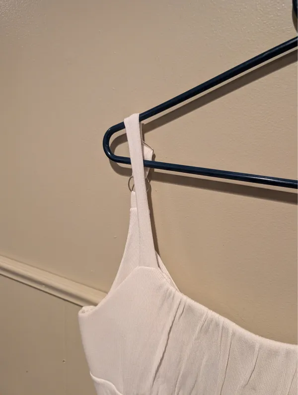 Frankly White Bodysuit Size 2X - Image 5