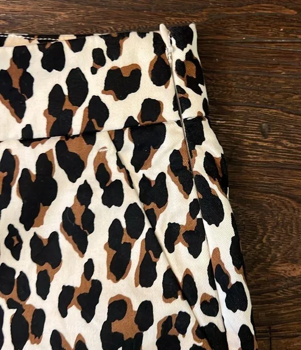 J Crew Remi Pant In Leopard Animal Print Size 6t Tall - Image 3