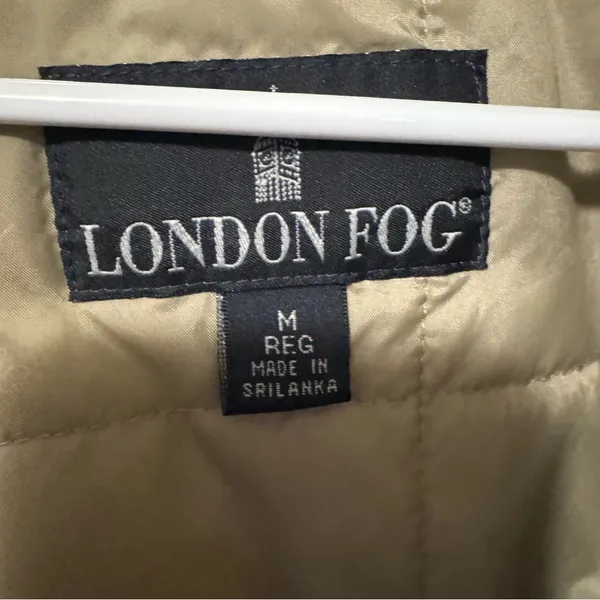 London Fog Women’s Medium Beige Mid-Heavy Weight Coat - Image 3