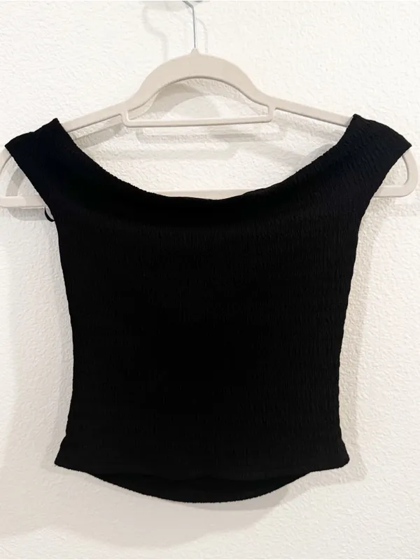 ASTR The Label Textured Off Shoulder Top Sweetheart Neckline Size XS - Image 5