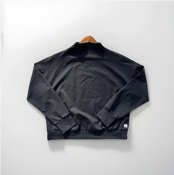 Vuori Granite Funnel Neck Pullover Sweater Sweatshirt Heather Black Soldout S - Image 5