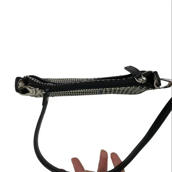 Ralph Lauren Monogram Houndstooth Canvas Mini Bag - Image 15