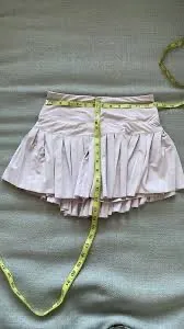 Gold Hinge Light Pink Tennis Skirt - Image 6