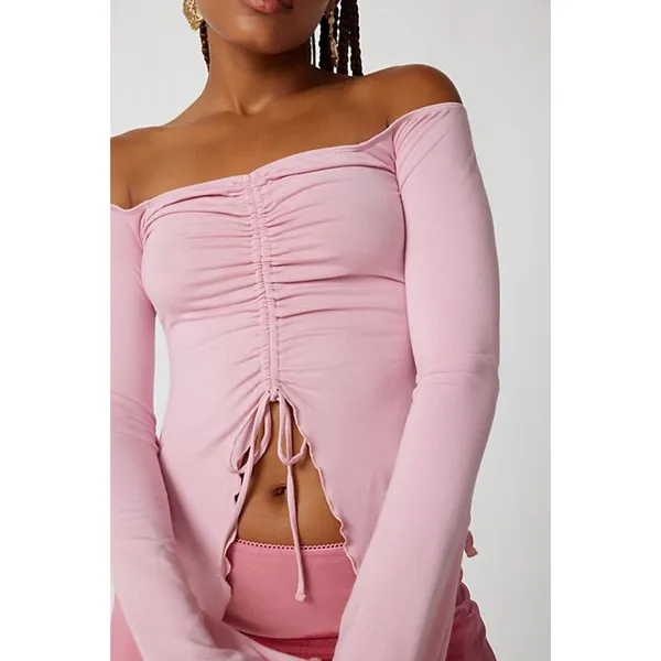 Urban outfitters Cadence Cinched Flyaway Top Size XS Y2k New With Tags - Image 2