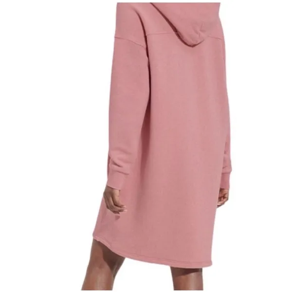UGG Aderlyn Fleece Lounge Hoodie Dress in Clay Pink Size L - Image 2