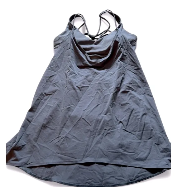 Athleta Solace Support Top, SIZE XS                       Charcoal - Image 4