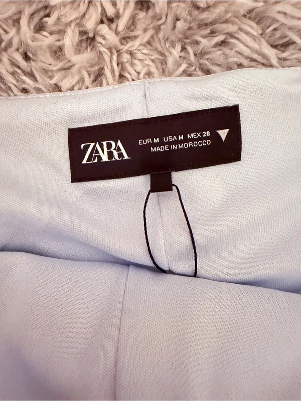Zara Light Blue Scoop Neck Tank - Image 2