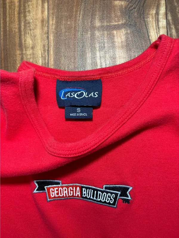 Las Olas Vintage Georgia Bulldogs Tank Top Size Small - Image 4