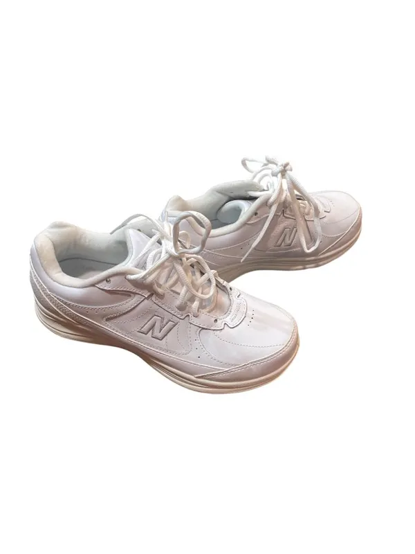 New Balance 577 wms SL2 white leather low top walking sneakers sz 8.5D SKU 10-3 - Image 15