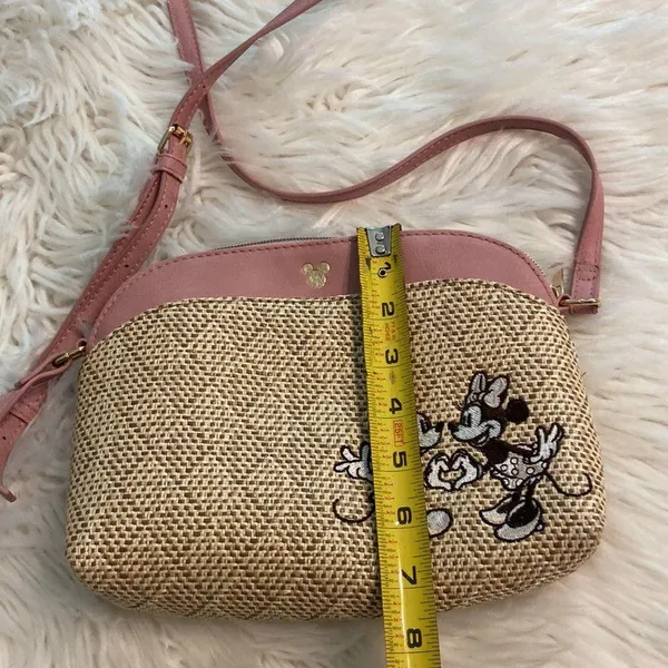 Disney Pink and Tan Crossbody Bag with Elegant Design BNWOT - Image 9
