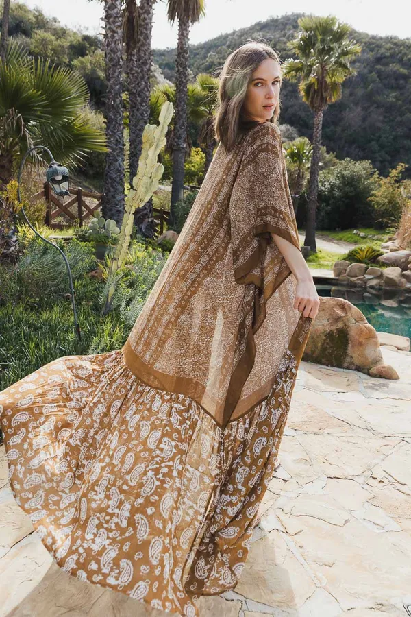 Brown boho duster - Image 2