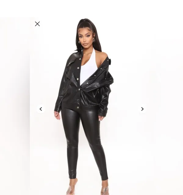 Leather jacket Black - Image 2
