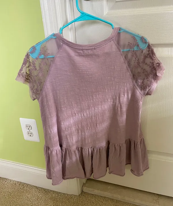 Altar’d State Pink Flowy Top - Image 2