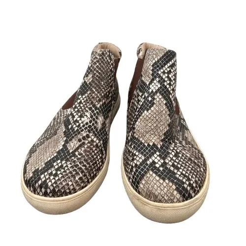 Coconuts by Matisse Harlan Slip On Sneakers Snake Print Faux Leather‎ Size 8.5 - Image 2