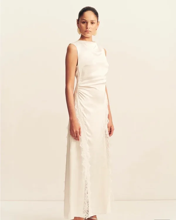 Shona Joy White Dress - Image 4