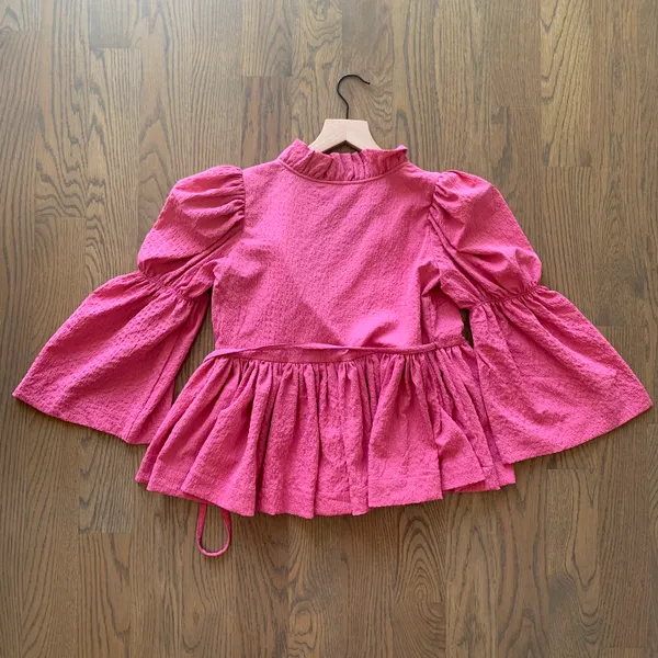 byTiMo Bubble Wrap Blouse in Pink Size XS - Image 10