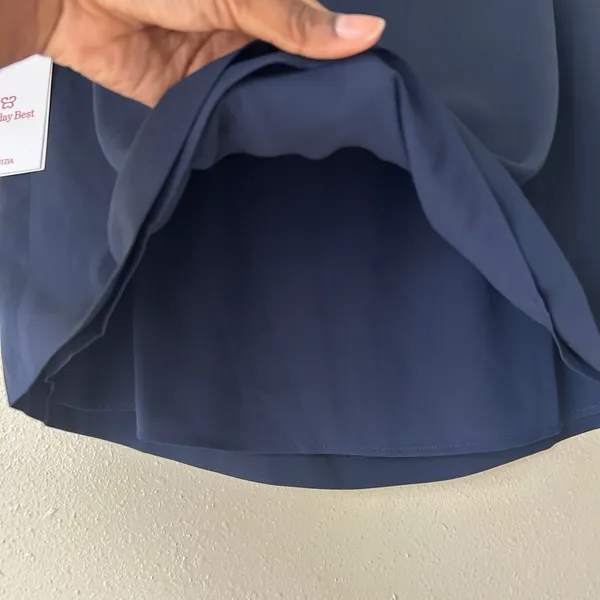Aritzia Sunday Best Navy Mini Skirt Size 8 - Image 7