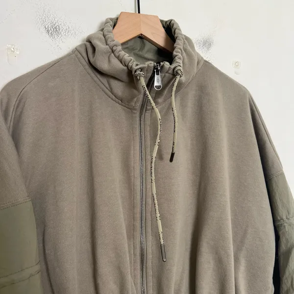 FREE PEOPLE- Movement From The Top Sweatshirt Olive Green Size M - Image 3
