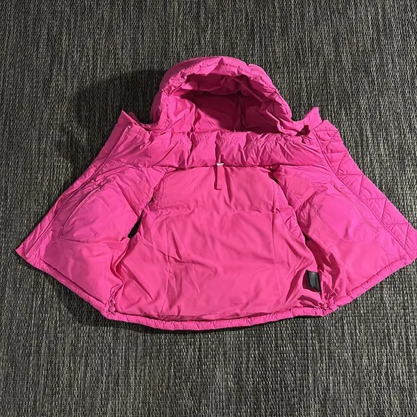Lululemon Wunder Puff Super Cropped Vest Sonic Pink PrimaLoft Goose Down Size 4 - Image 3