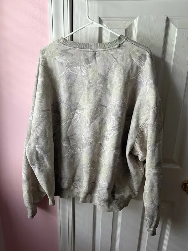 Pacsun Tree Camo‎ Crew Neck Sweatshirt Size XL - Image 4