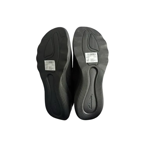 Clarks Cloudsteppers Circuit Path Sneaker Womens 8.5 Black Knit Comfort Shoe NWT - Image 5