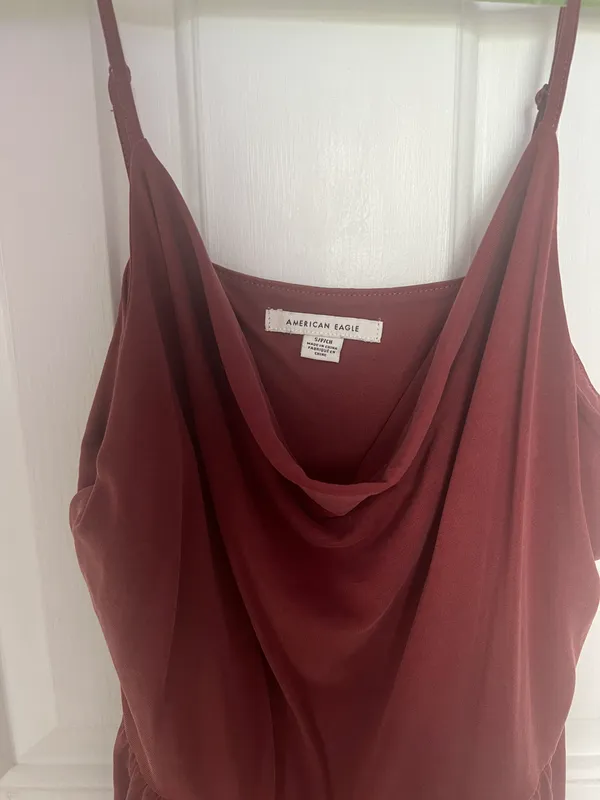 Pink Slouch Neck Romper - Image 2