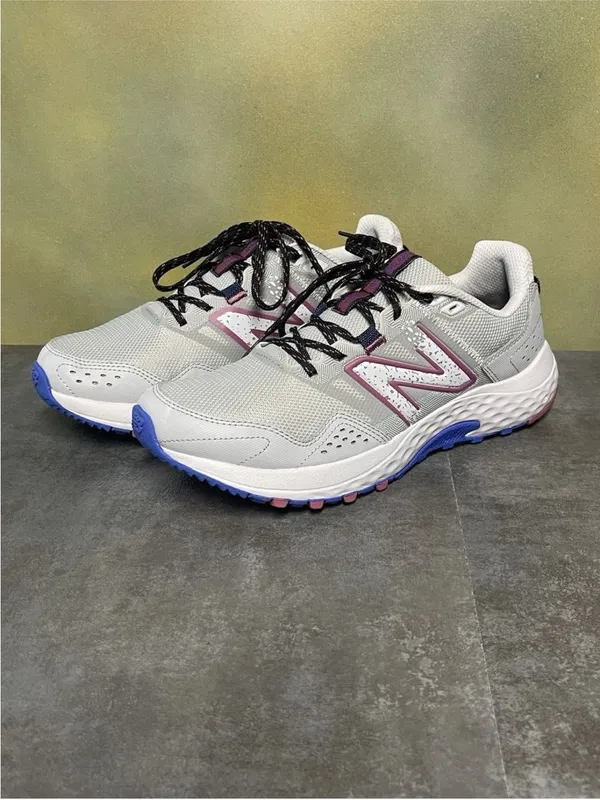 New Balance T410 Women's Gray/Pink Trail Running Shoes Size 11M - Image 3