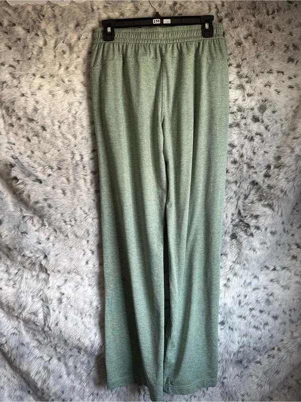 lululemon athletica Women's Sage Green Boot Cut Lounge Pants - Image 2