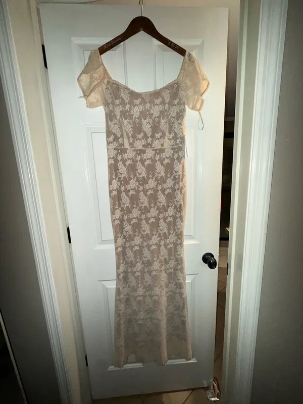 Worth collective dress Tan Size M - Image 5