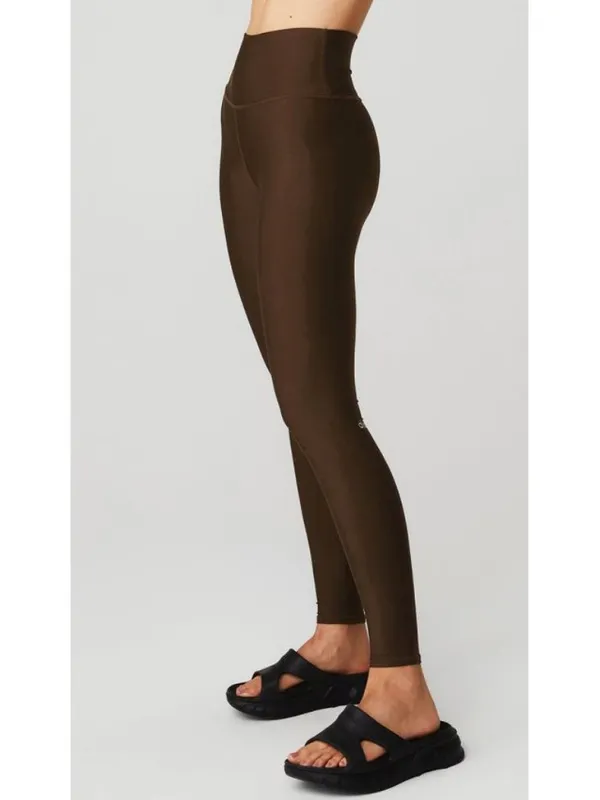Alo 7/8 High-Waist Airlift Leggings Espresso Hi-Rise Waisted Skinny Tights Pants - Image 5