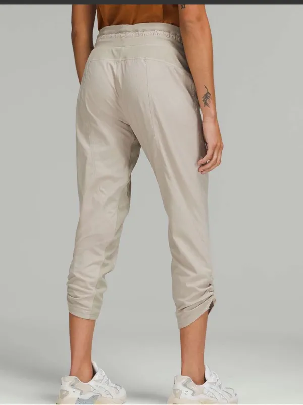 Lululemon Cream Dance Studio Mid Rise 25” Crop Pants - Image 6