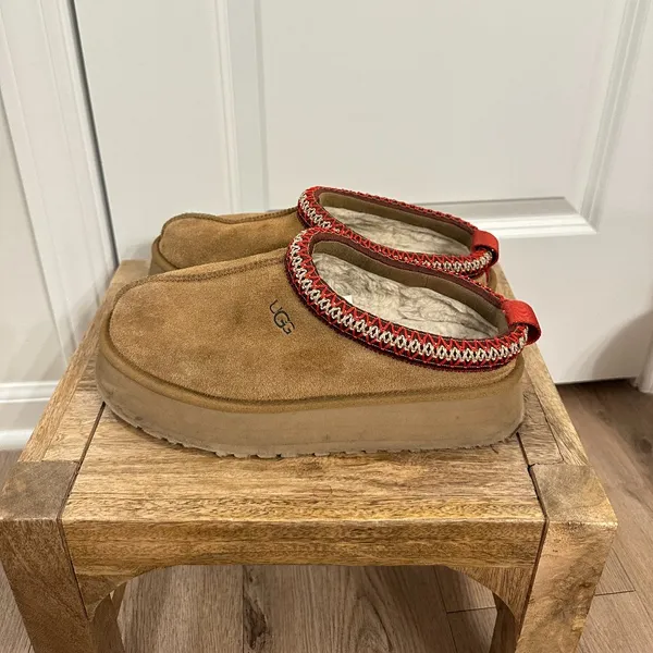 UGG Tazz Platform Slipper (Women) in Chestnut US 8 - Image 8
