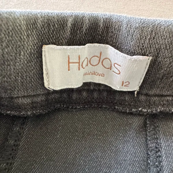 Denim Washed Paneled Circle Skirt Blue Size XXS - Image 4