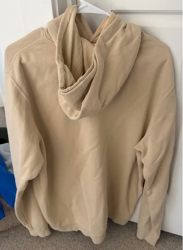 NIKE University of North Dakota UND tan hoodie - Image 2