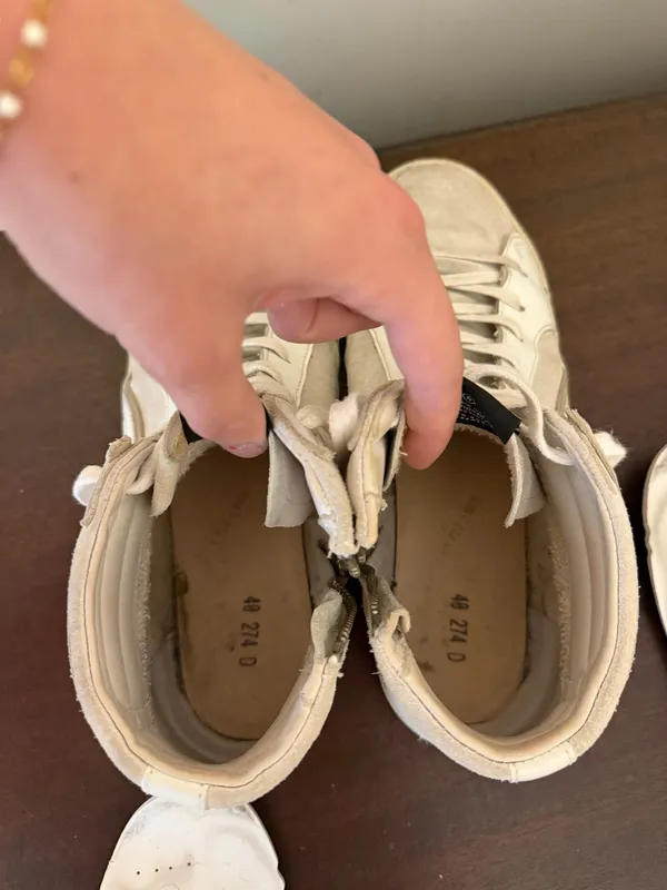 Golden Goose Suede Glitter Accents Sneakers - Image 8
